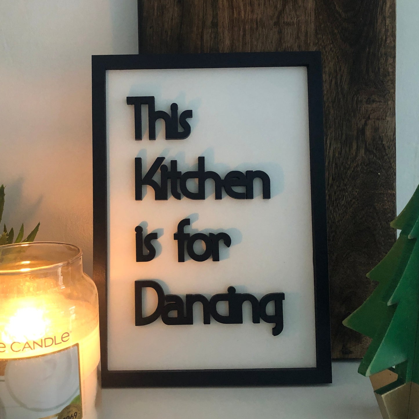 This Kitchen is for Dancing A4 Art | A4 Quote Art